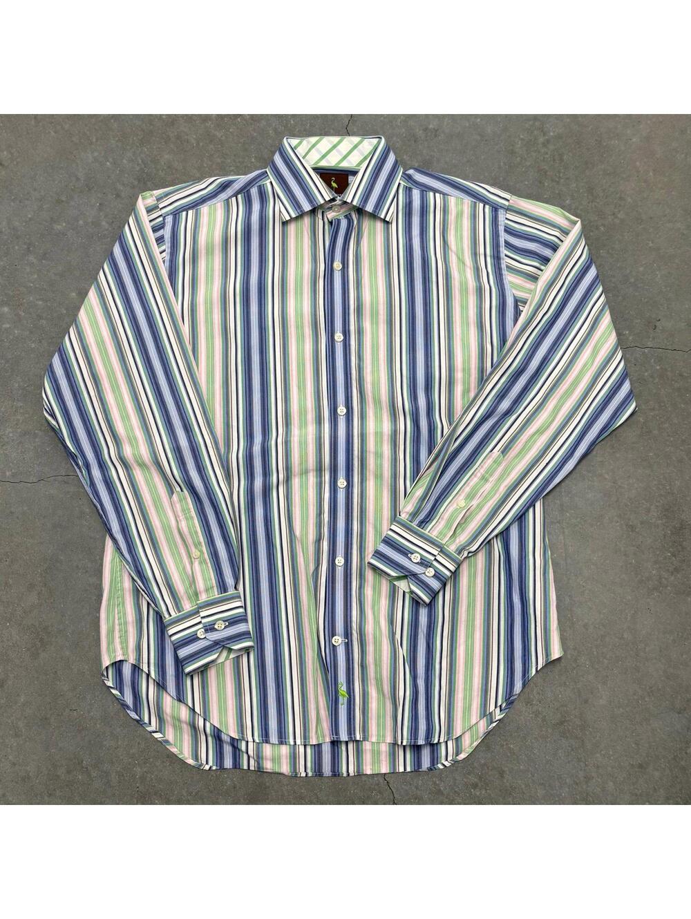 Tailorbyrd Striped Long Sleeve Shirt